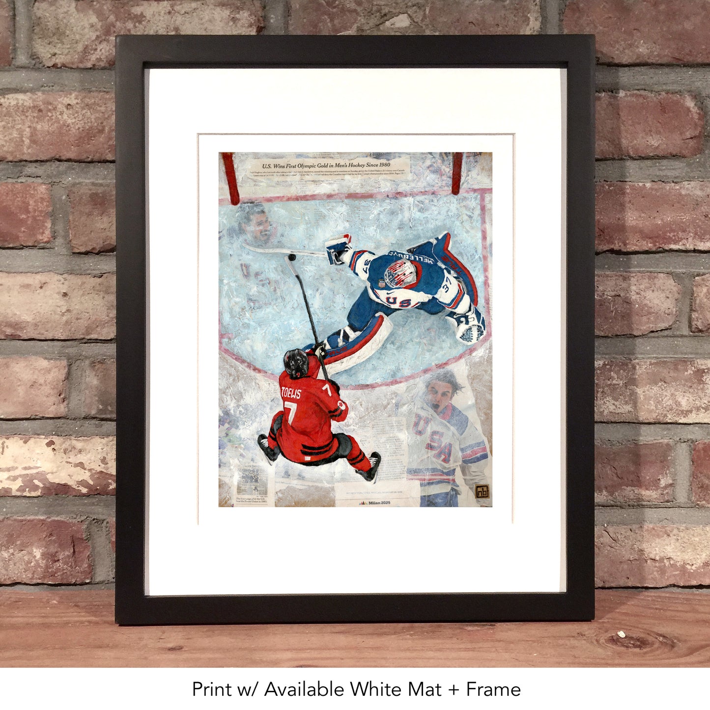 CONNOR HELLEBUYCK'S GOLDEN SAVE // Oil Painting and Newspaper Collage