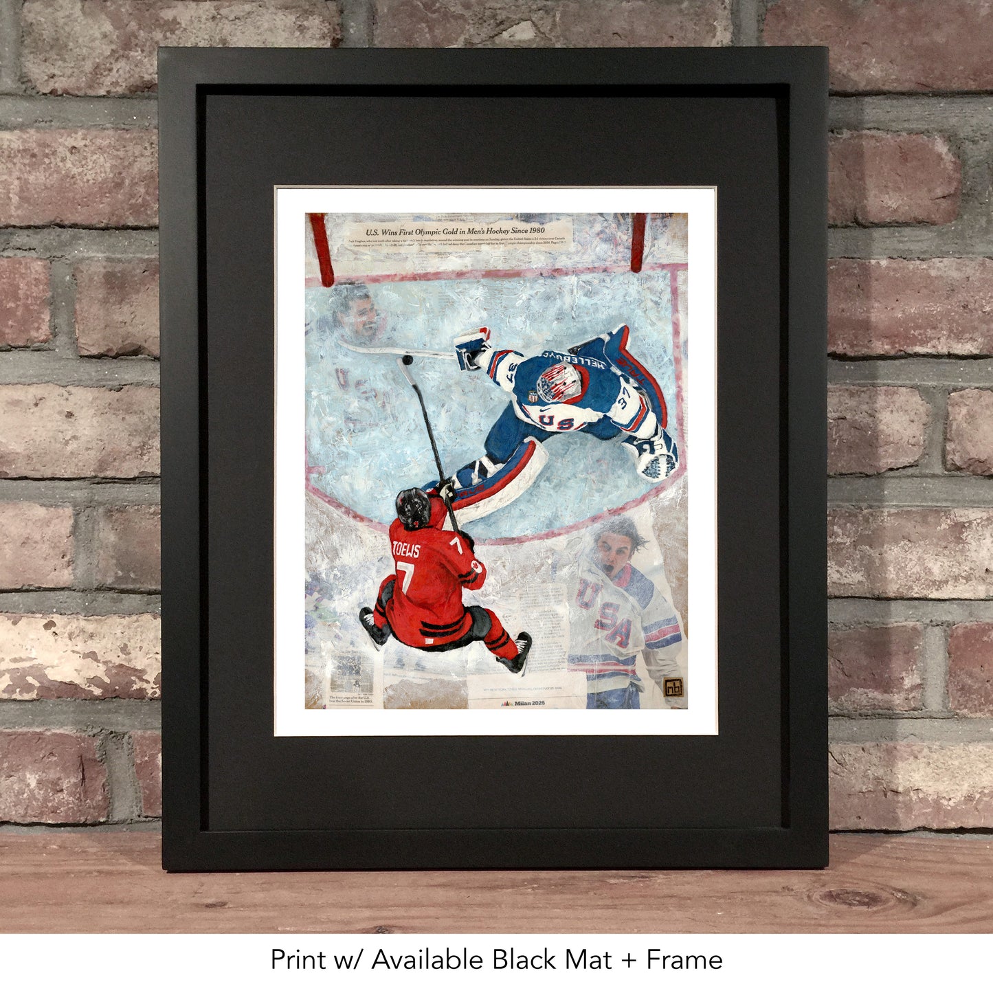 CONNOR HELLEBUYCK'S GOLDEN SAVE // Oil Painting and Newspaper Collage