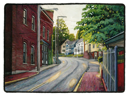 HIGH ST. AMESBURY // Oil Painting