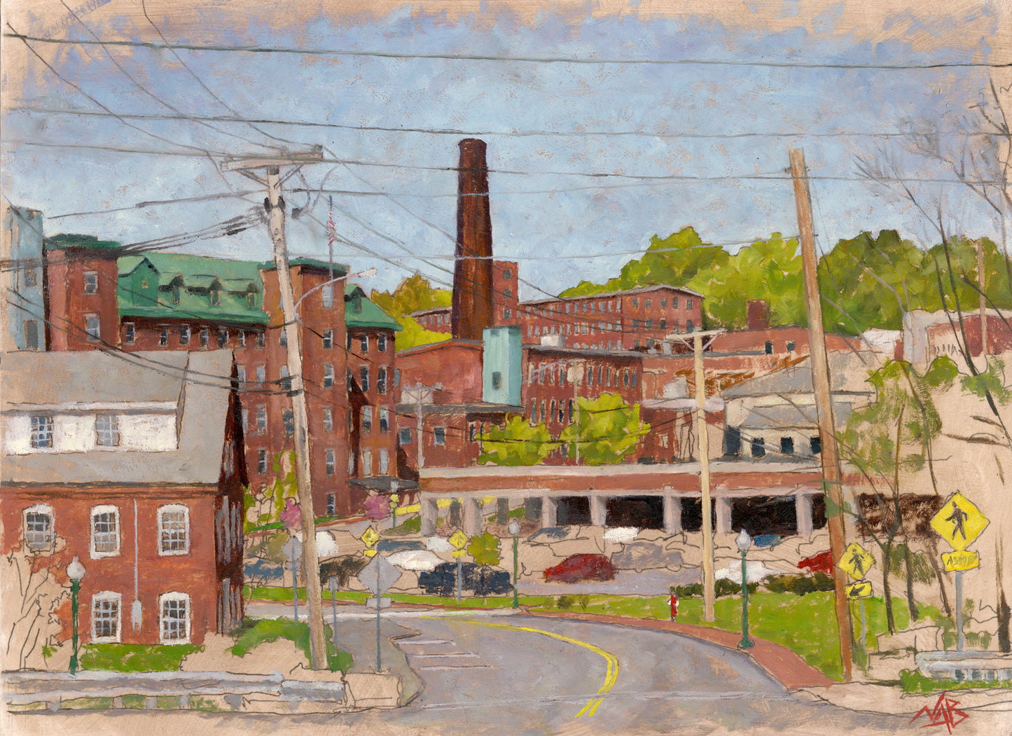 AMESBURY MA // Oil Painting