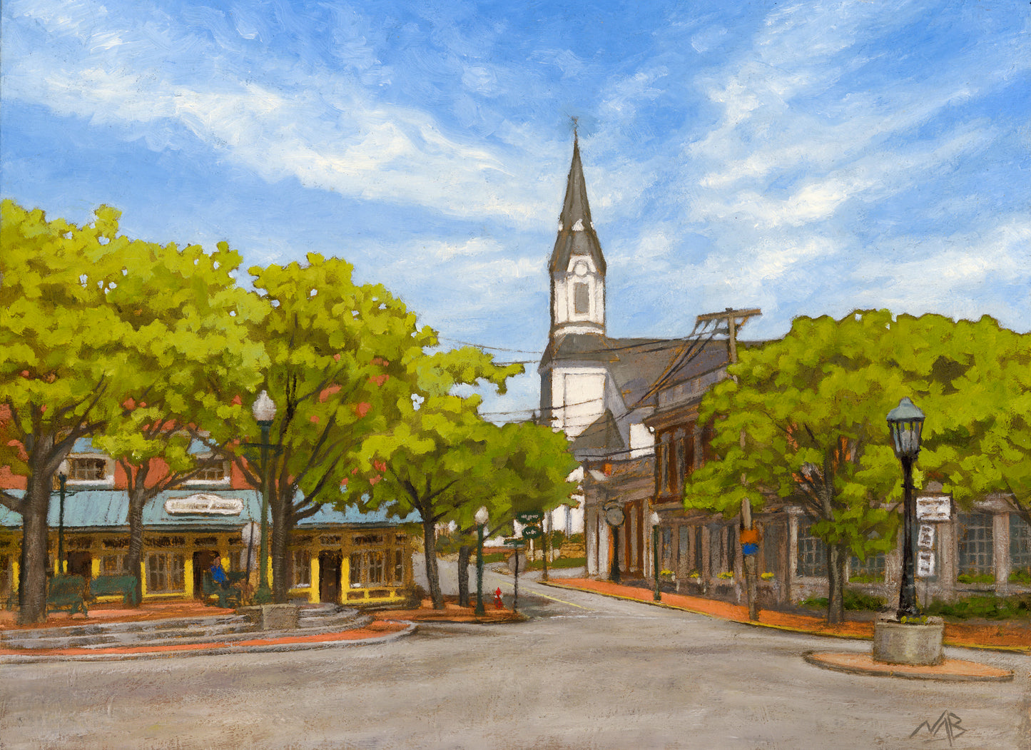 AMESBURY MA // Oil Painting