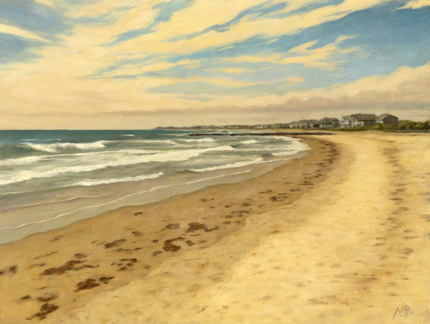 RYE BEACH, NH // Oil Painting