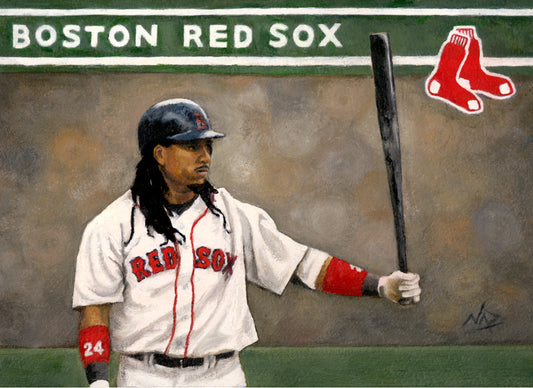 MANNY RAMIREZ // Oil Painting