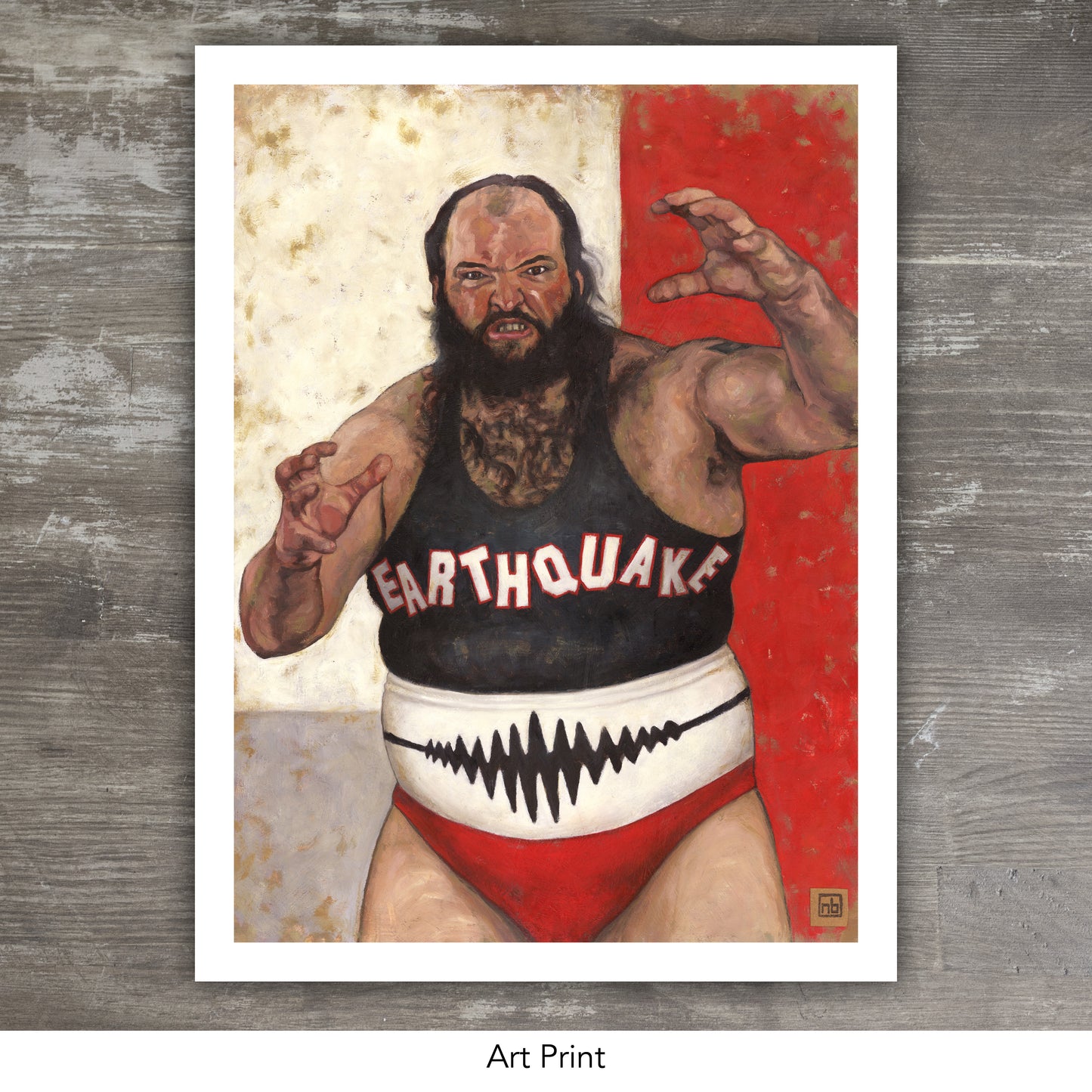 EARTHQUAKE // Oil Painting