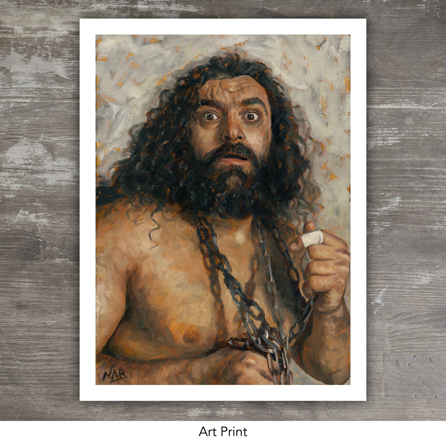 BRUISER BRODY // Oil Painting