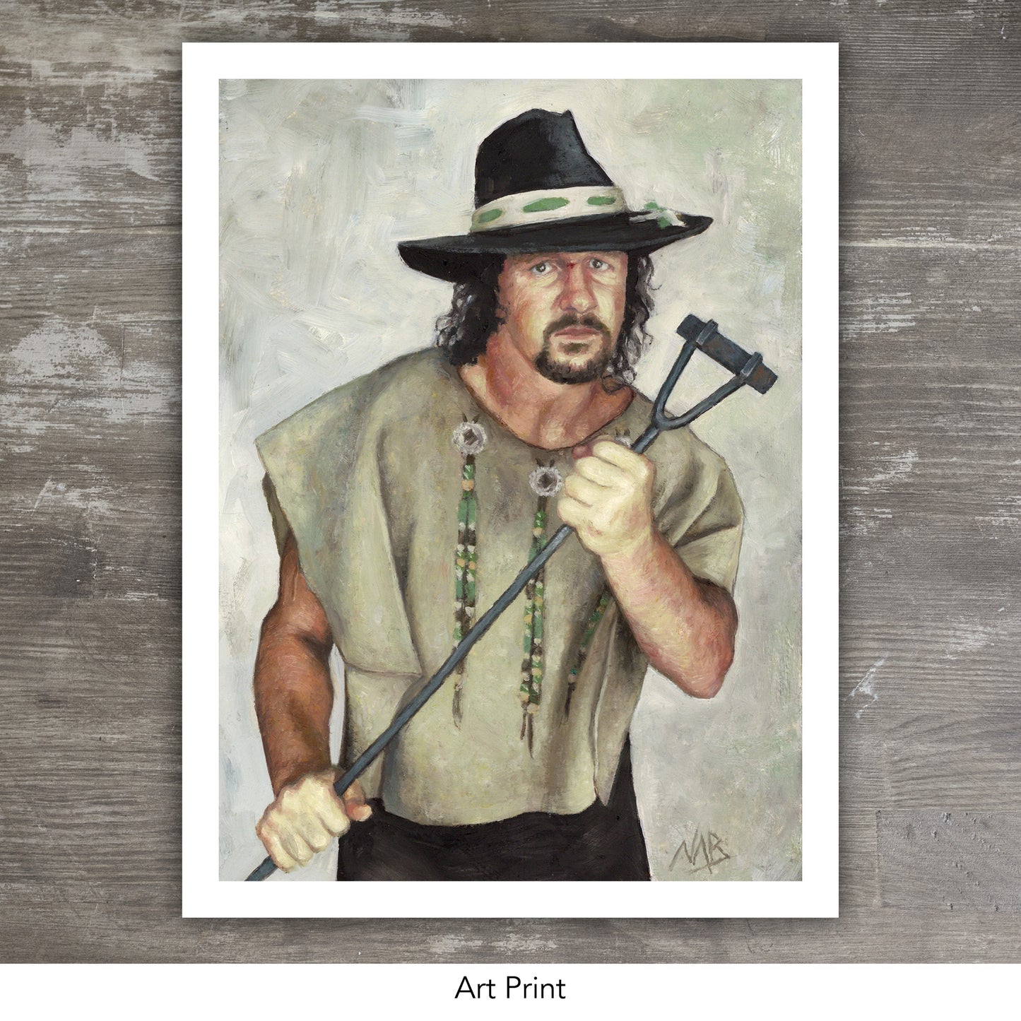 TERRY FUNK // Oil Painting