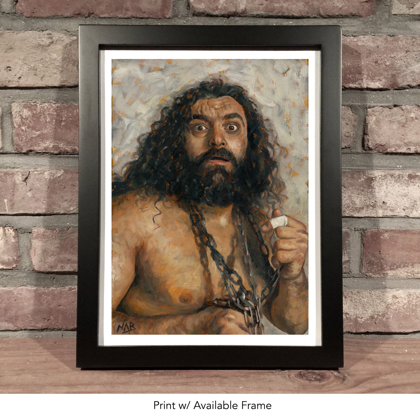 BRUISER BRODY // Oil Painting