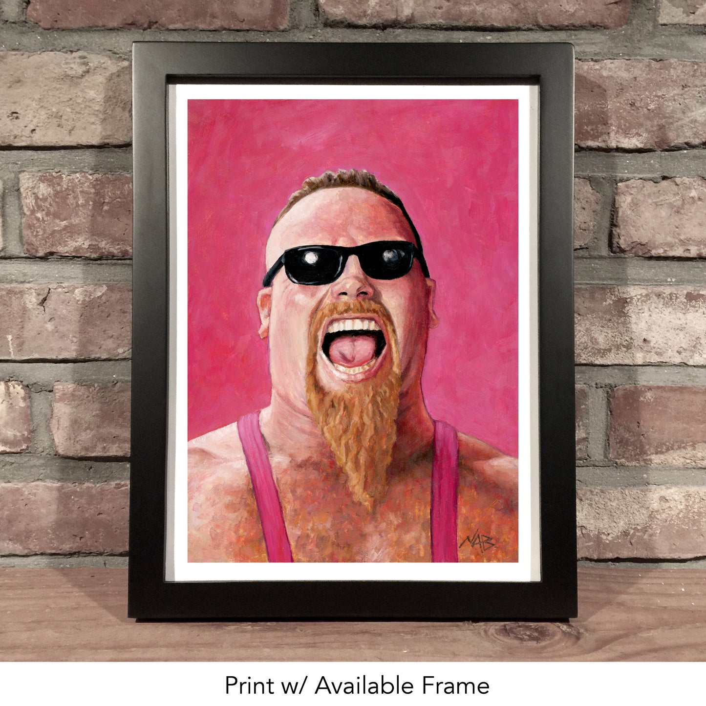 JIM "THE ANVIL" NEIDHART // Oil Painting