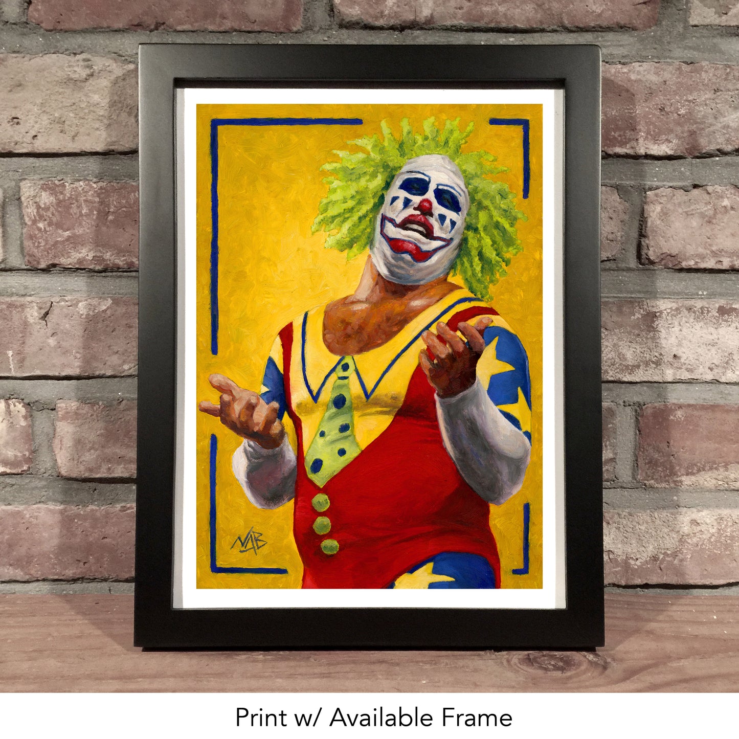 DOINK THE CLOWN // Oil Painting