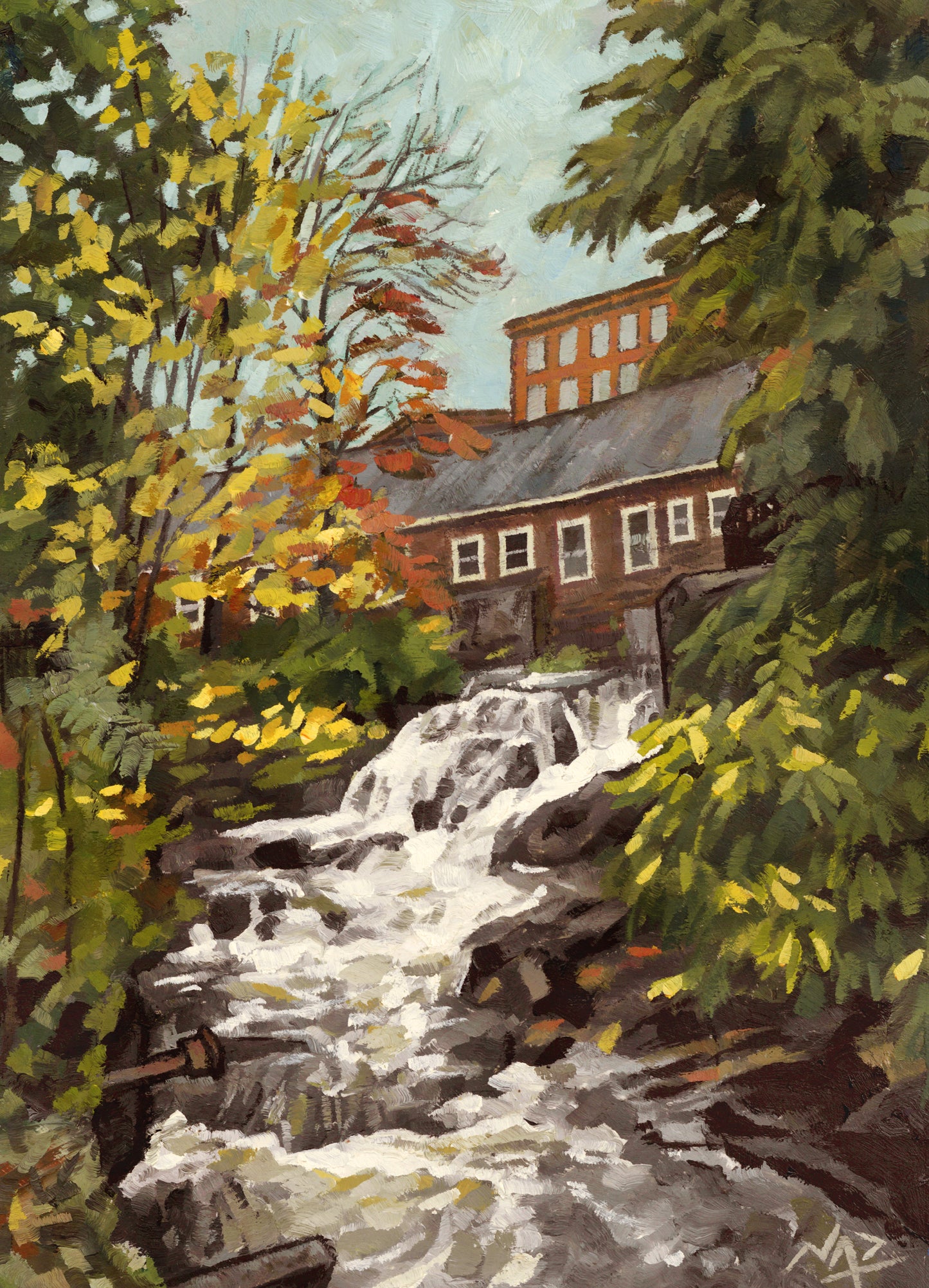 AMESBURY MA // Oil Painting