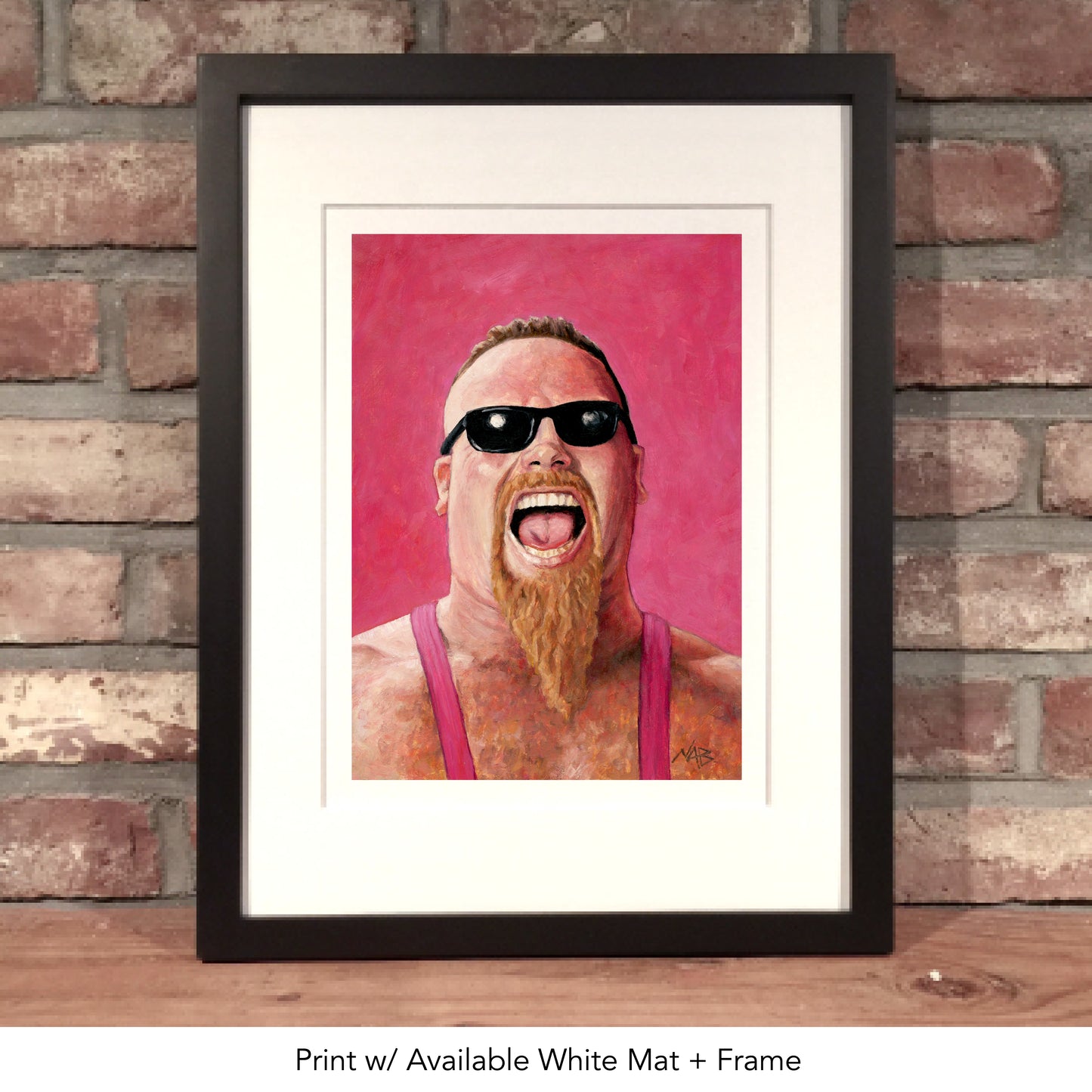 JIM "THE ANVIL" NEIDHART // Oil Painting