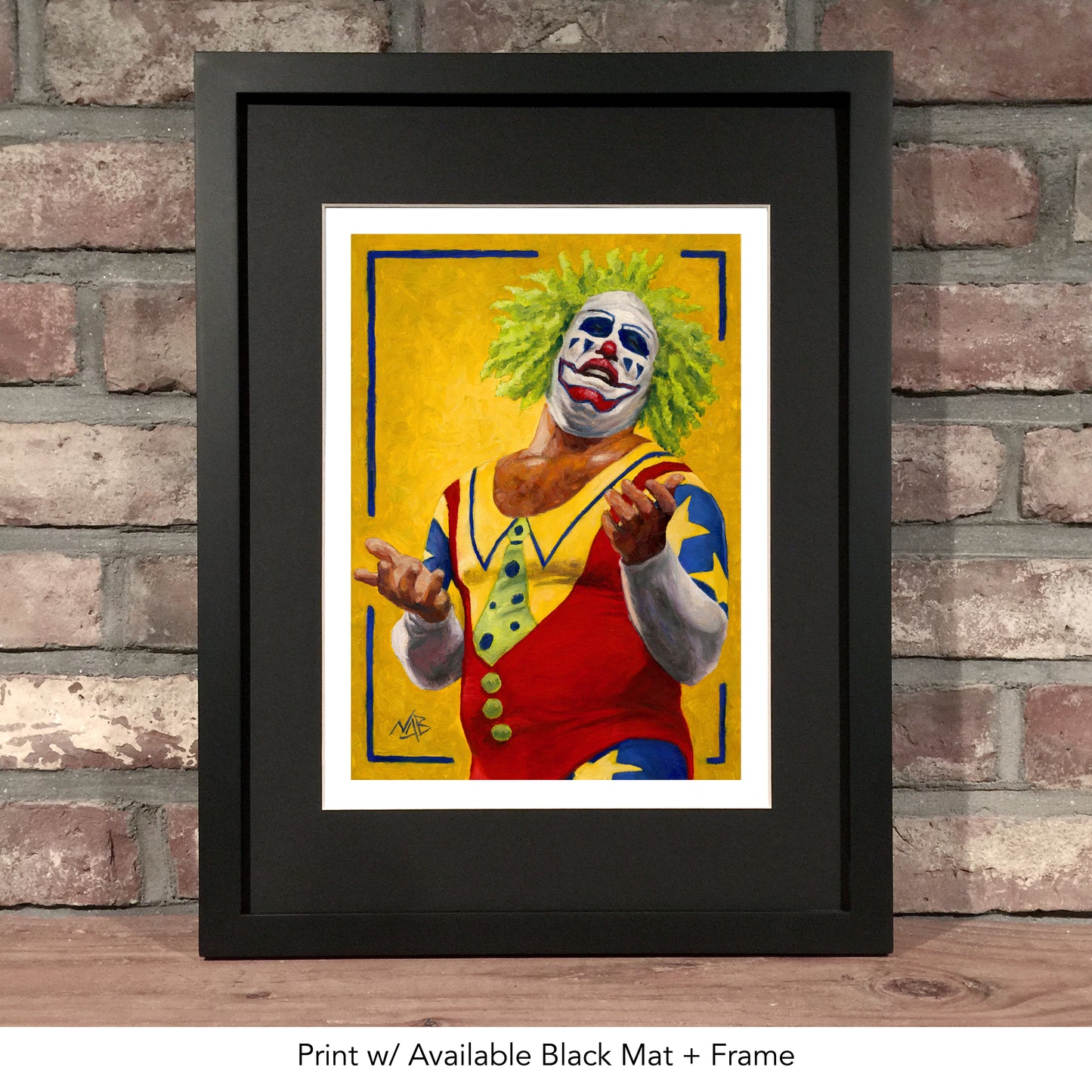 DOINK THE CLOWN // Oil Painting