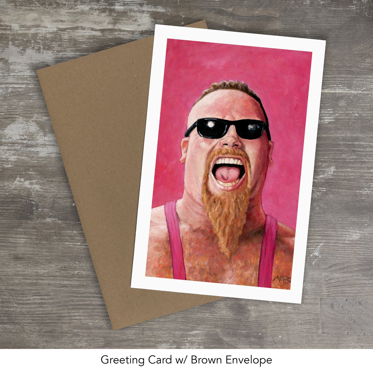 JIM "THE ANVIL" NEIDHART // Oil Painting