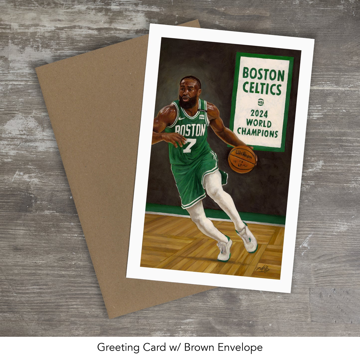 BOSTON CELTICS - Jaylen Brown // Oil Painting