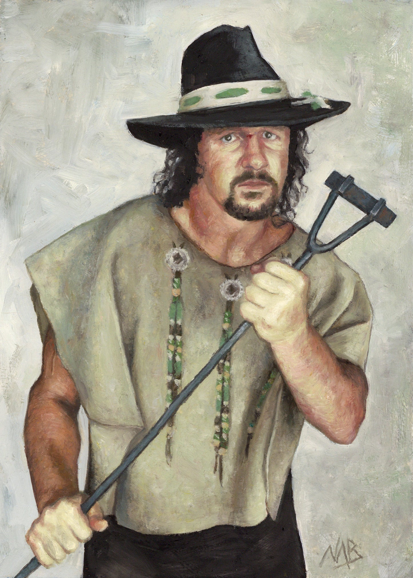 TERRY FUNK // Oil Painting