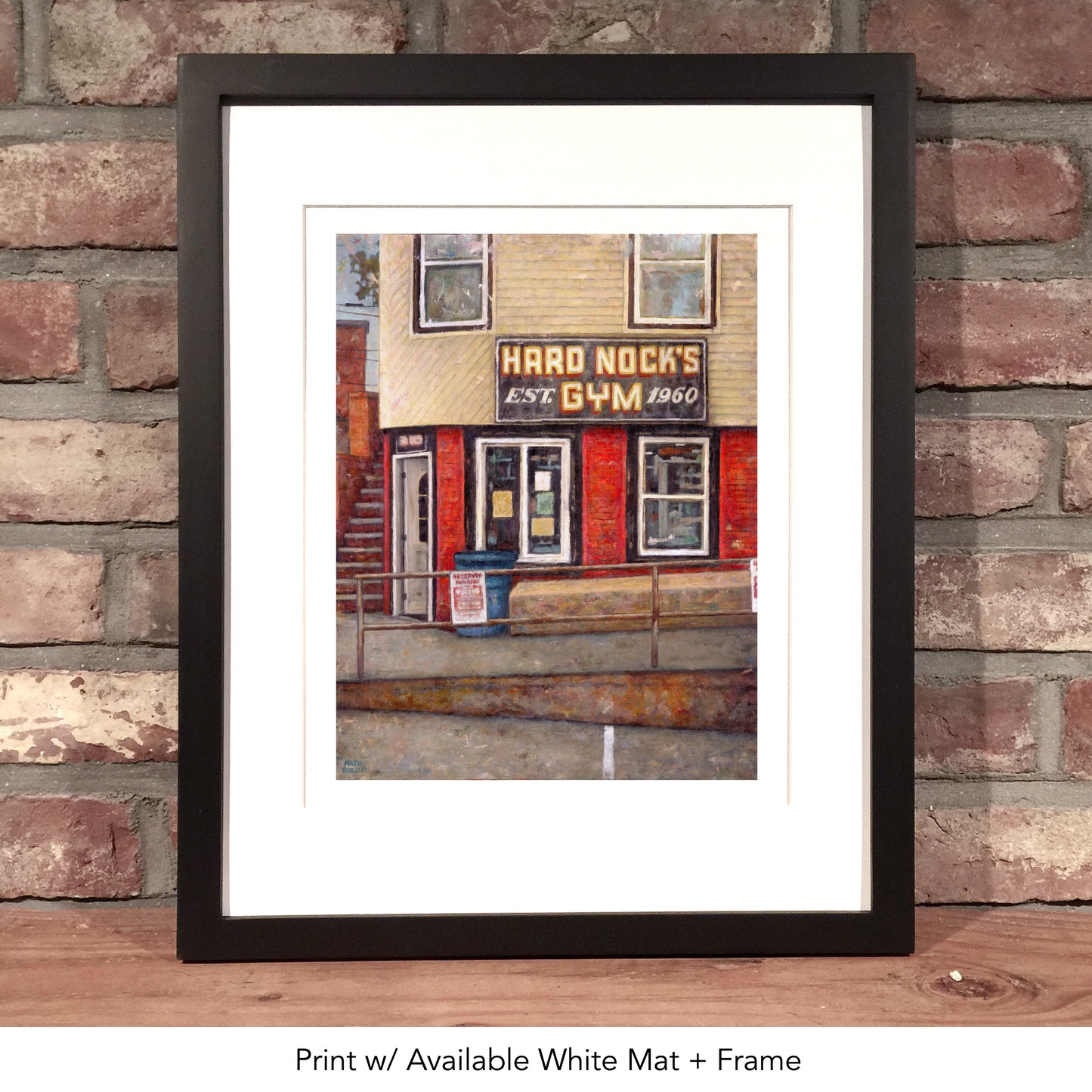 HARD NOCK'S GYM - Amesbury MA // Oil Painting