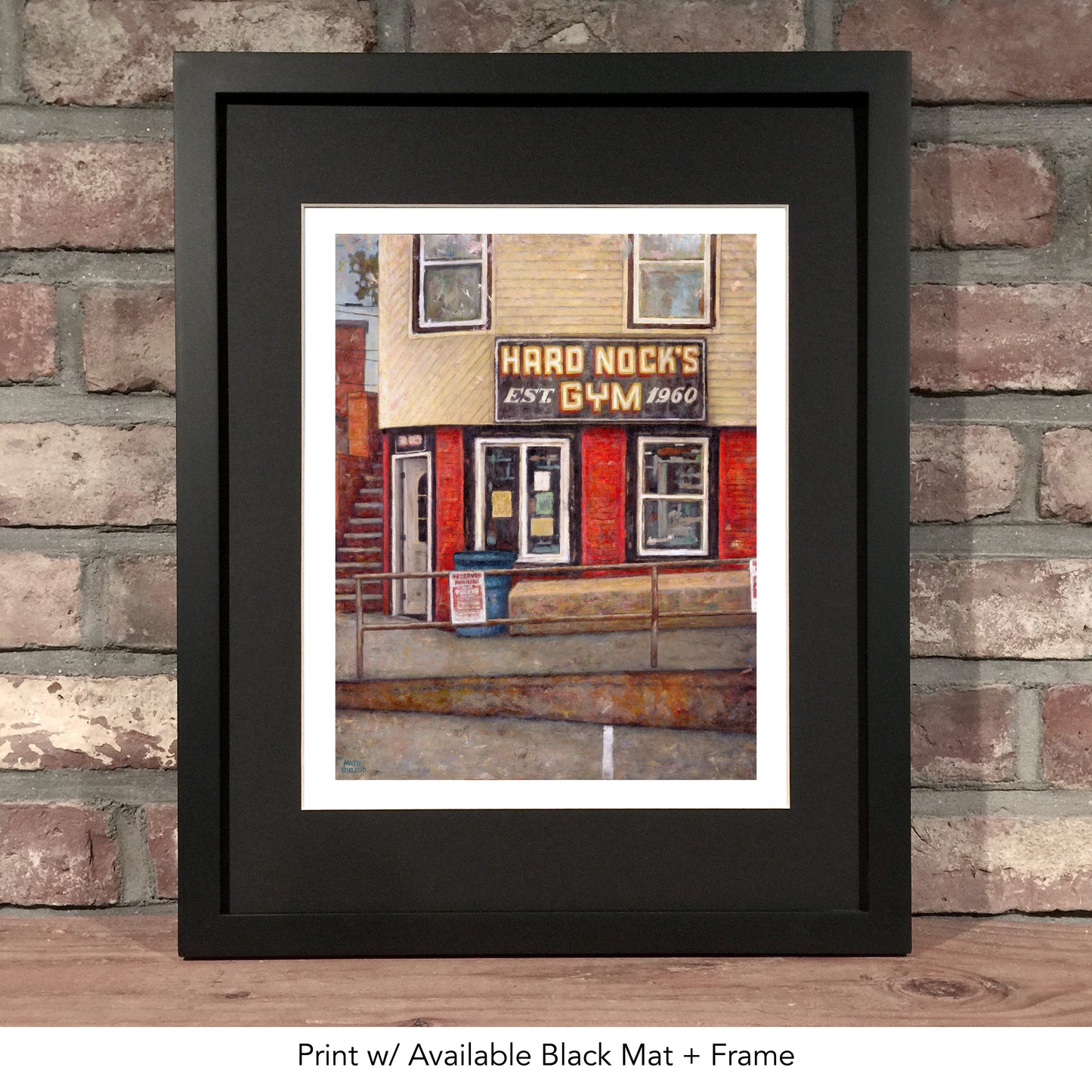 HARD NOCK'S GYM - Amesbury MA // Oil Painting