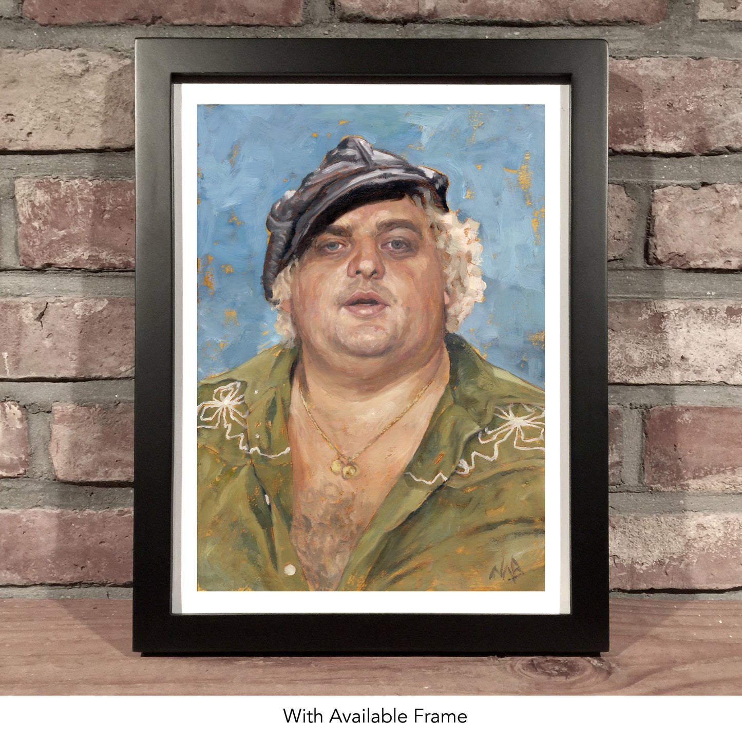 DUSTY RHODES // Oil on Paper - 9”x12” *ORIGINAL PAINTING*