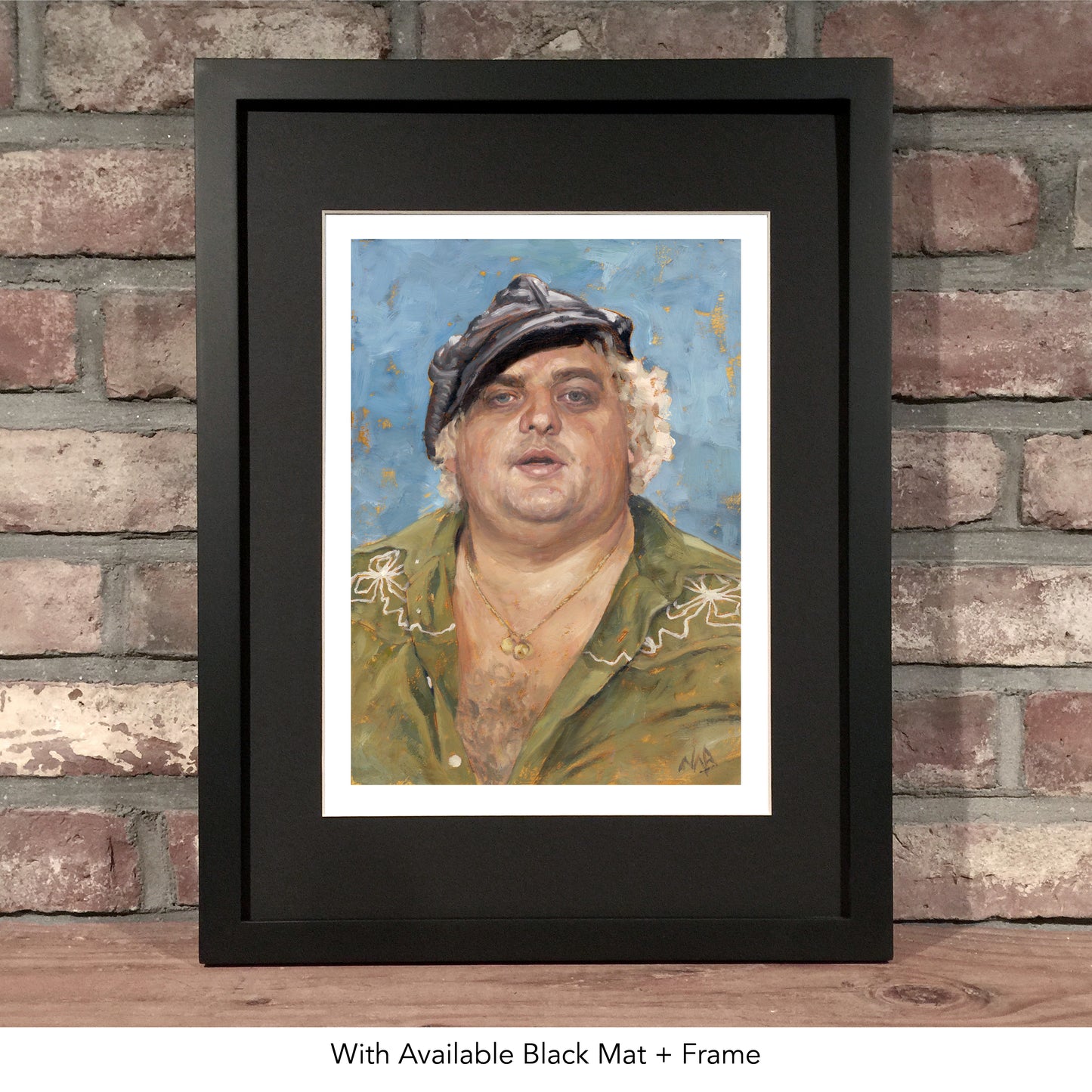 DUSTY RHODES // Oil on Paper - 9”x12” *ORIGINAL PAINTING*