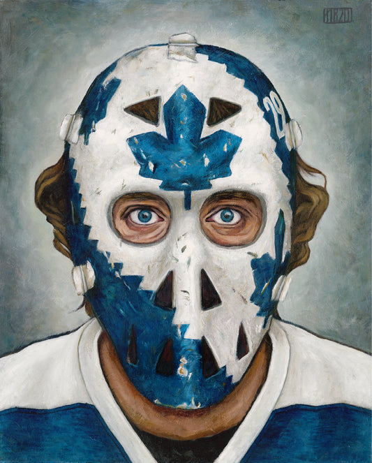 MIKE PALMATEER MASK // Oil Painting [Toronto Maple Leafs]