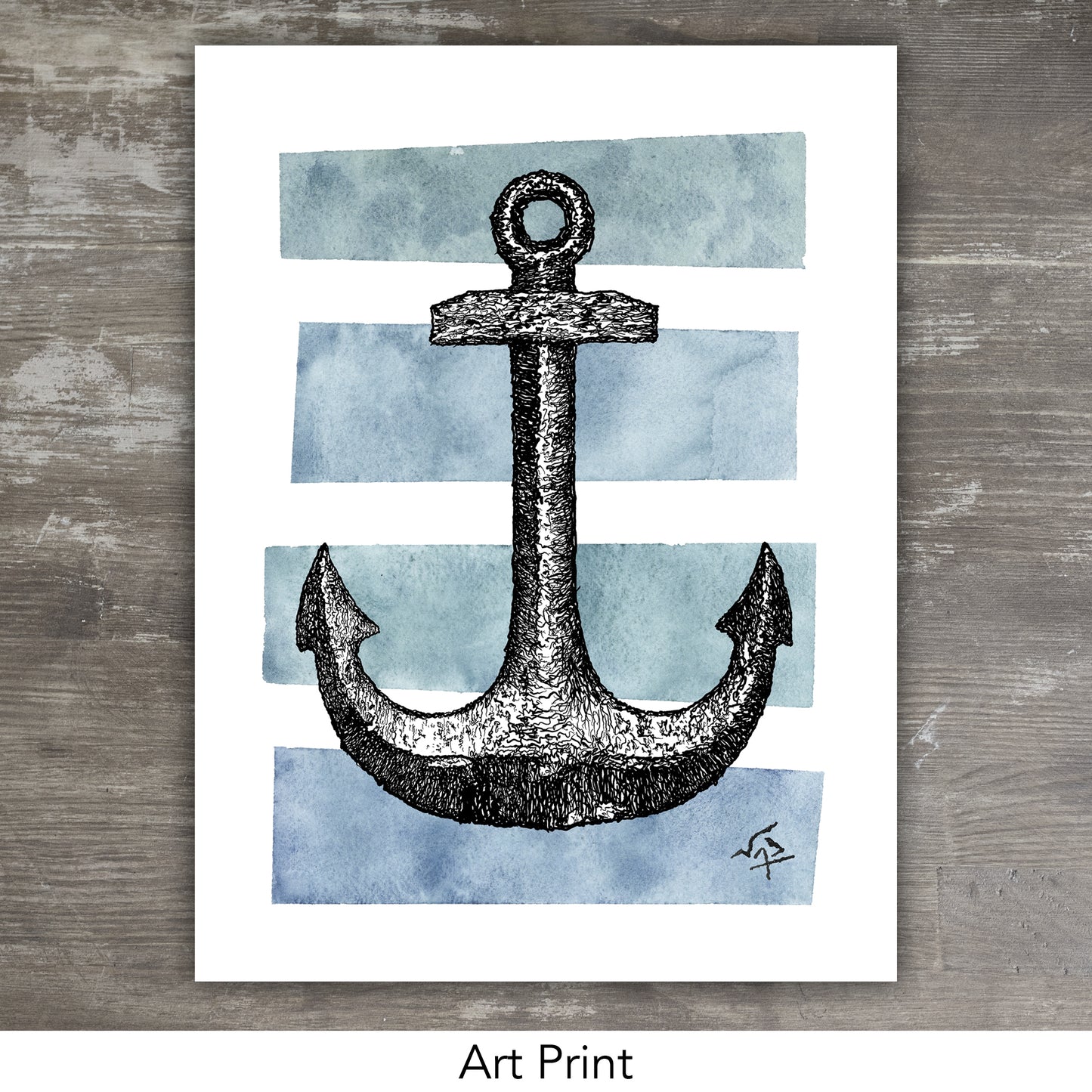 ANCHOR // Ink and Watercolor
