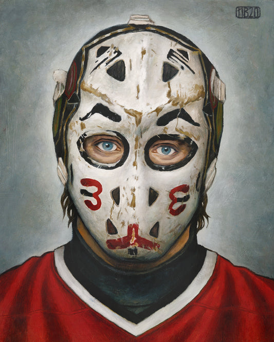 MURRAY BANNERMAN MASK // Oil Painting [Chicago Blackhawks]