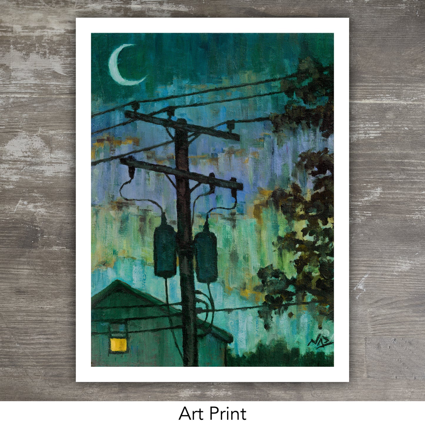 UTILITY POLE // Oil Painting