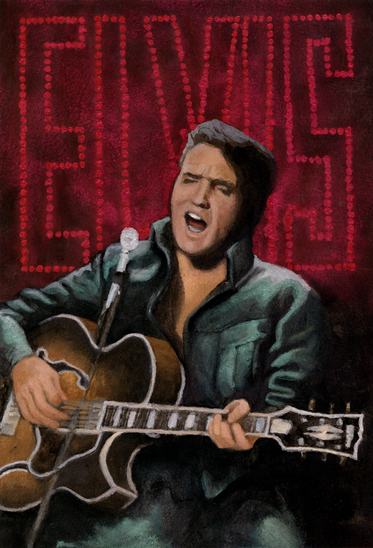 ELVIS PRESLEY // Watercolor Painting