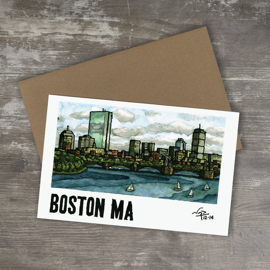 Greeting Card // BOSTON SKYLINE