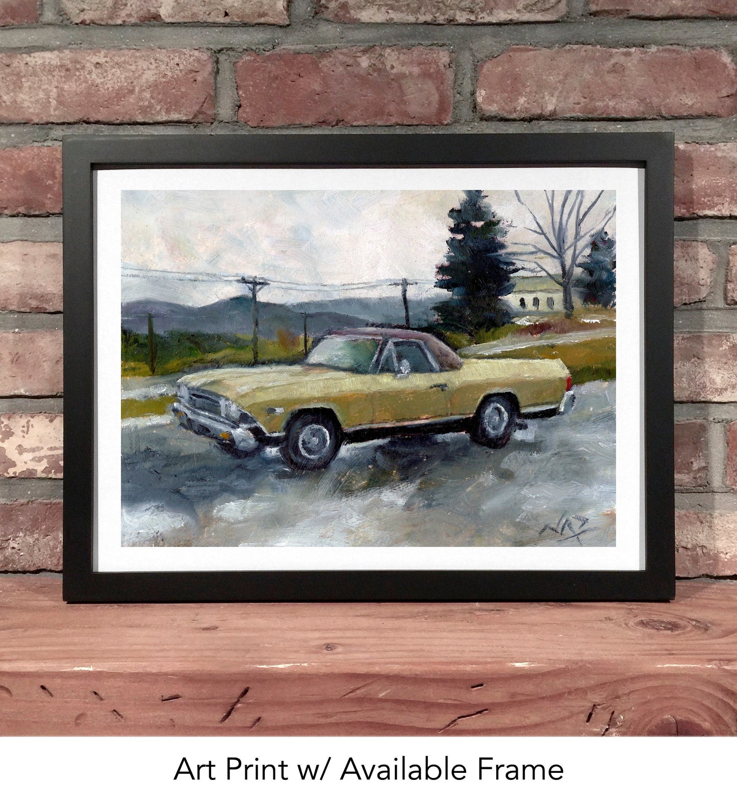 1968 CHEVY EL CAMINO // Oil Painting