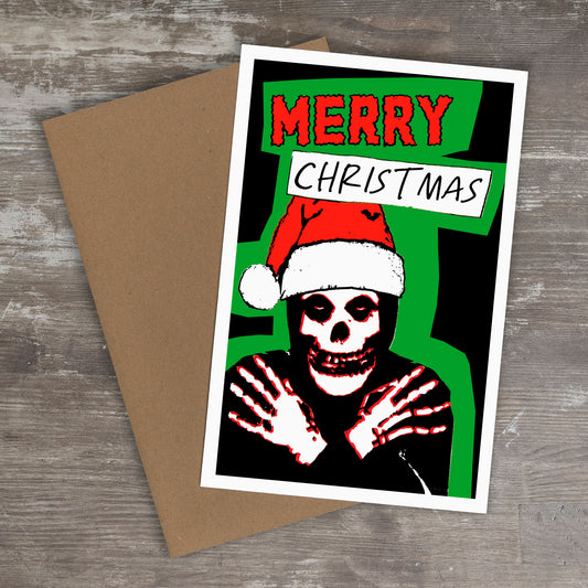 Greeting Card // MERRY CHRISTMAS - (Punk, Metal, Hardcore, Rock, Horror)
