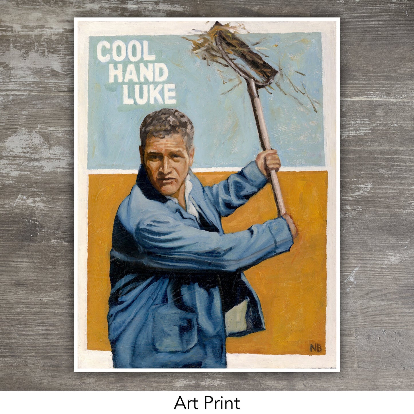 COOL HAND LUKE // Oil Painting [Paul Newman]