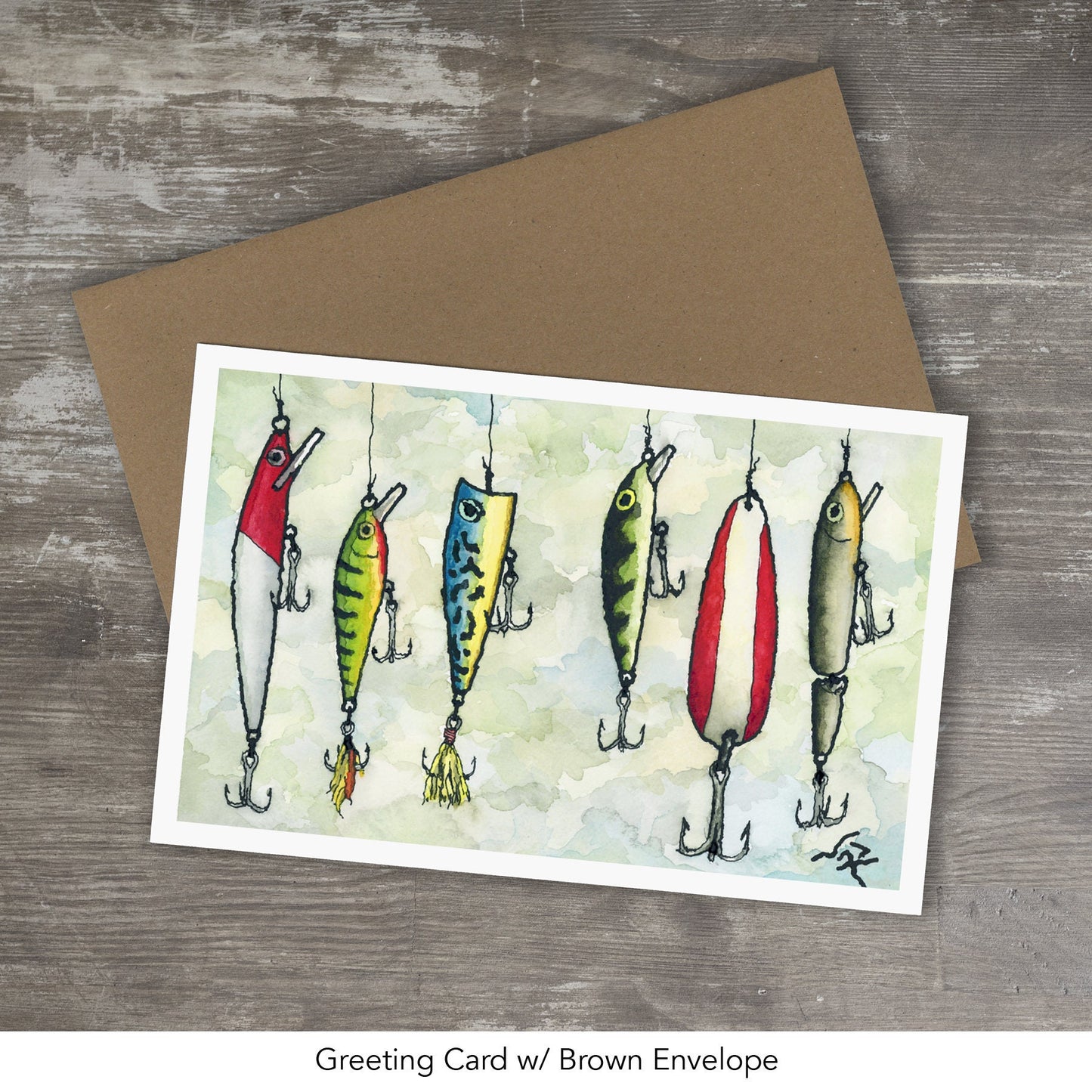 Greeting Card // FISHING LURES